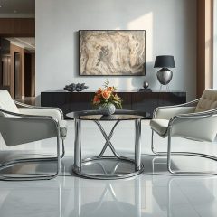 Chromowane elementy meblowe: inspiracje, techniki i nowoczesny design