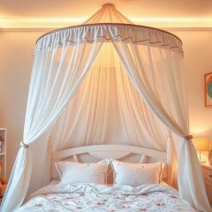 Jak zaprojektować i udekorować baldachim nad łóżko dla dzieci