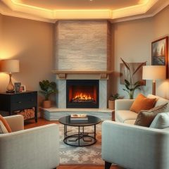 Aranżacja kominka narożnego: style, projekty i inspiracje