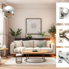 Rodzaje akcesoriów meblowych i trendy w aranżacji wnętrz