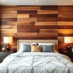 Drewniana ściana w sypialni: inspiracje, style i techniki montażu